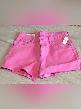 GAP Bright Pink Low Rise Denim Shorts